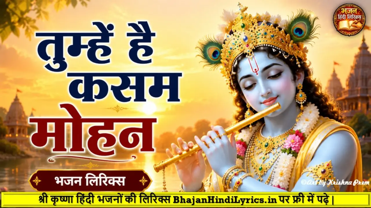 तुम्हें है कसम मोहन भजन लिरिक्स | Krishna Bhajan