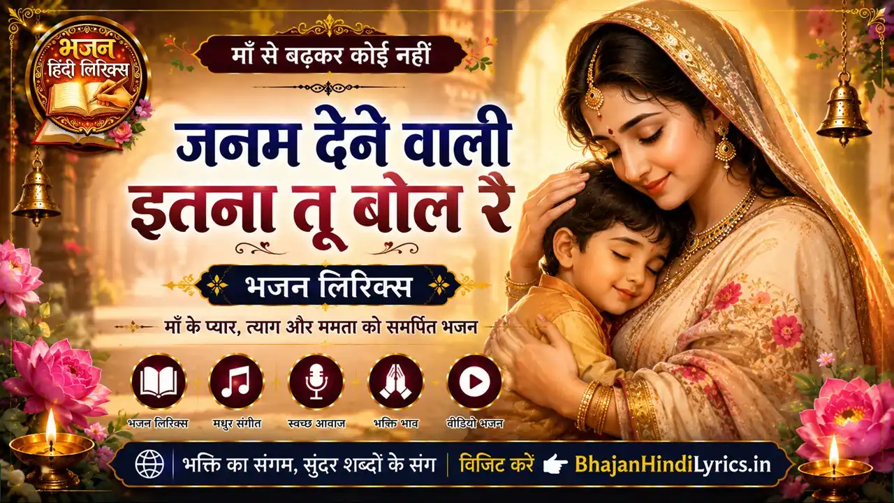 जनम देने वाली इतना तू बोल रै भजन लिरिक्स | Janam Dene Wali Itna Tu Bol Re Lyrics